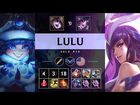 Lulu Mid vs Syndra - NA Diamond Patch 25.09
