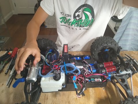 Traxxas Revo spur gear replacement tutorial Part 1