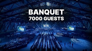 Timelapse - Banquet for 7000 guests!