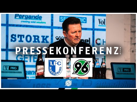 PK nach dem Spiel | 1. FC Magdeburg - Hannover 96