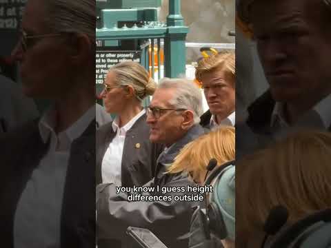 "This is not a movie! This is Real!" Robert De Niro was filmed in New York yelling,