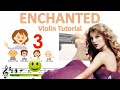 Taylor Swift - Enchanted sheet music and easy violin tutorial