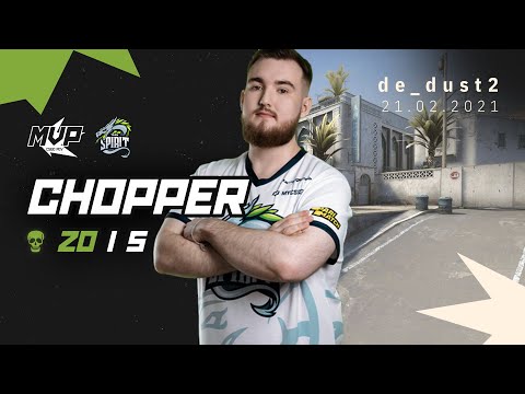 MVP CSGO POV: Spirit chopper (20/5) vs Astralis (de_dust2) @ IEM Katowice 2021