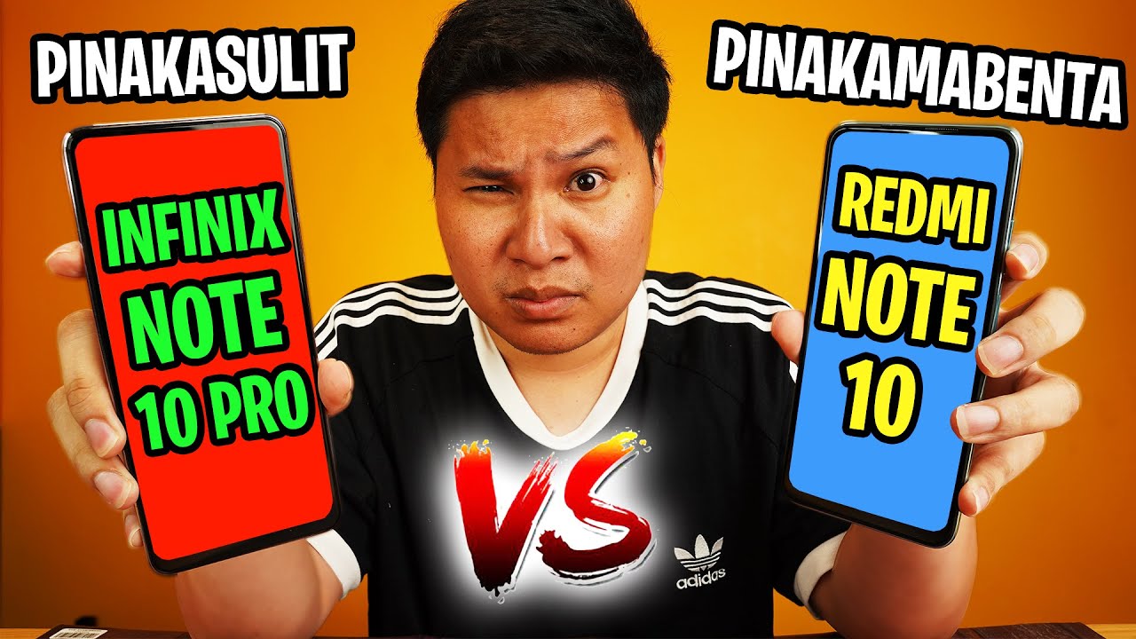 INFINIX NOTE 10 PRO & REDMI NOTE 10 COMPARISON REVIEW - WHICH IS THE BETTER UNDER PHP10K PHONE?