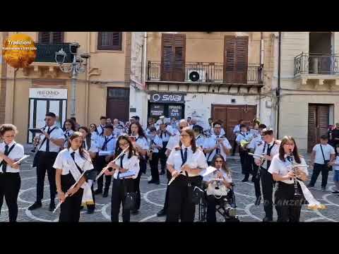 Raduno Bandistico a Capaci 🎼🎵🎶   Marcia eseguita: Baucinella🎼🎵🎶