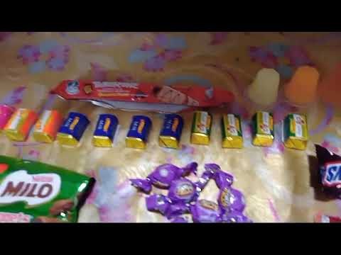 The new Thailand chocolates 🍫🍭🍬🍬 Zunairah and Namira ♥️💙💓