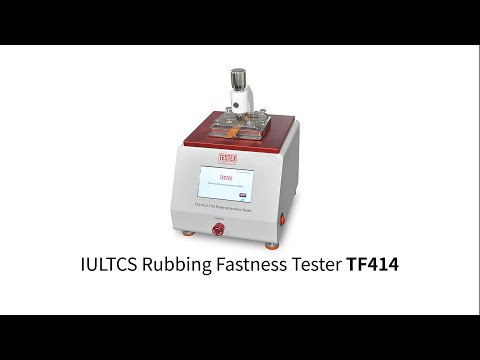 IULTCS Rubbing Fastness Tester TF414 Product Video