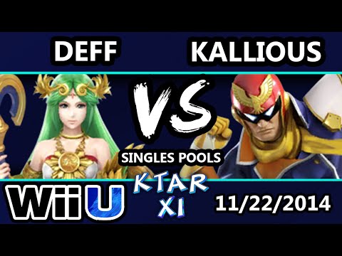 KTAR XI - Deff (Palutena) Vs. Kallious (Captain Falcon) - Pools - Smash Wii U