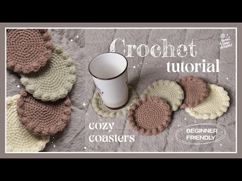 ✩ easy crochet coaster tutorial | sweetloopdreams ✩