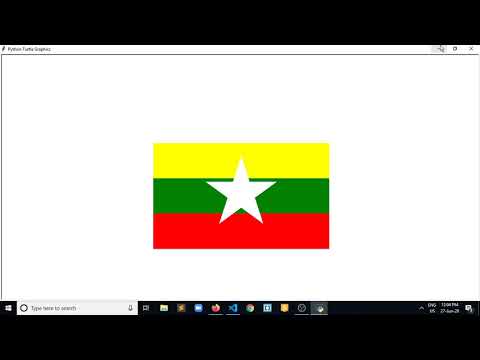 Coolest Projects Online: Myanmar Flag (Python)