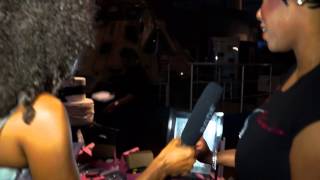 Isis speaks with Sugarlicious Owner at The Amore event