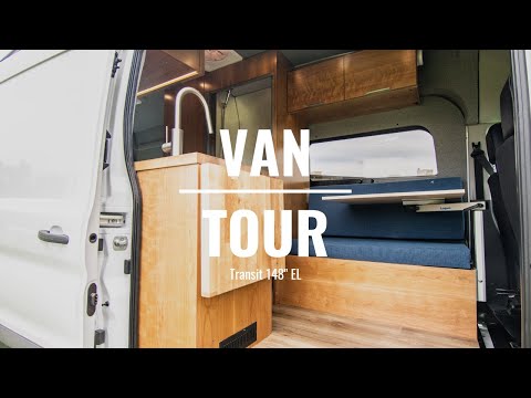 Custom Van Build (FULL TOUR) | Rossmönster | Ford Transit 148 EL w/ Indoor Shower | 229