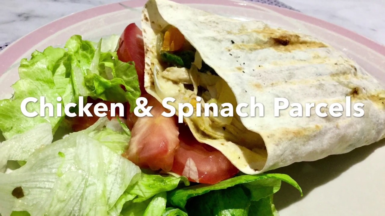 CHICKEN & SPINACH WRAPS **Healthy Choice**