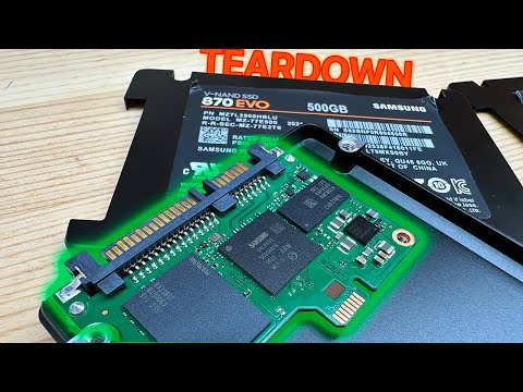 SAMSUNG 850 PRO 512GB vs 870 EVO 500GB - Teardown