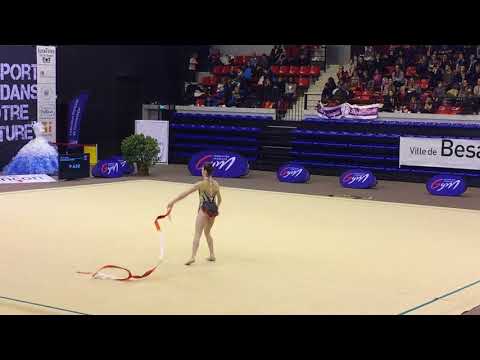Louane Laffage ruban - Nat A 14/15 ans - France Besançon 2018