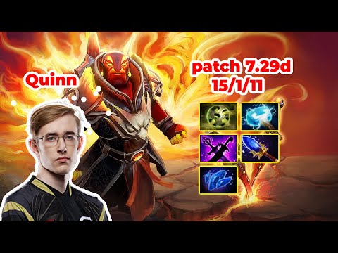 Quinn CCnC Ember Spirit Mid - DOTA 2 7.29d - MMR rank - Dota2 Gameplay [Learn To PRO dota2]