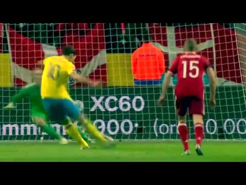 Sweden vs. Denmark Euro 2016 Playoffs - Zlatan Ibrahimovic Goals - Road To France