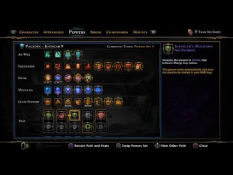 Neverwinter Paladin Justicar Tank Build Mod 32