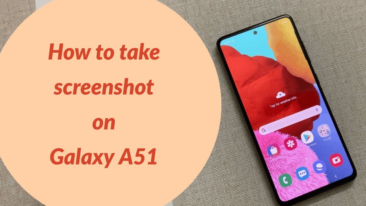 How to take screenshot on Samsung Galaxy A51 (2 Ways) plus Scroll screenshot