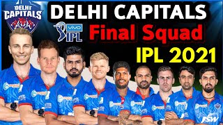 IPL 2021 - Delhi Capitals Final Squad | Delhi Capitals Final Squad IPL 2021 | DC Squad IPL 2021