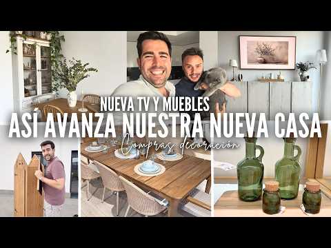 VLOG de nuestra NUEVA CASA 🏡 TV CUADRO! 😱 NOVEDADES ZARA HOME y MAISONS DU MONDE 😍 Samsung The Frame
