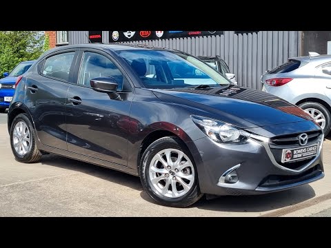 2018 (68) Mazda 2 1.5 SE-L Nav+ 5Dr in Machine Grey. 16k Miles. 4 Services. Huge Spec. £11,490