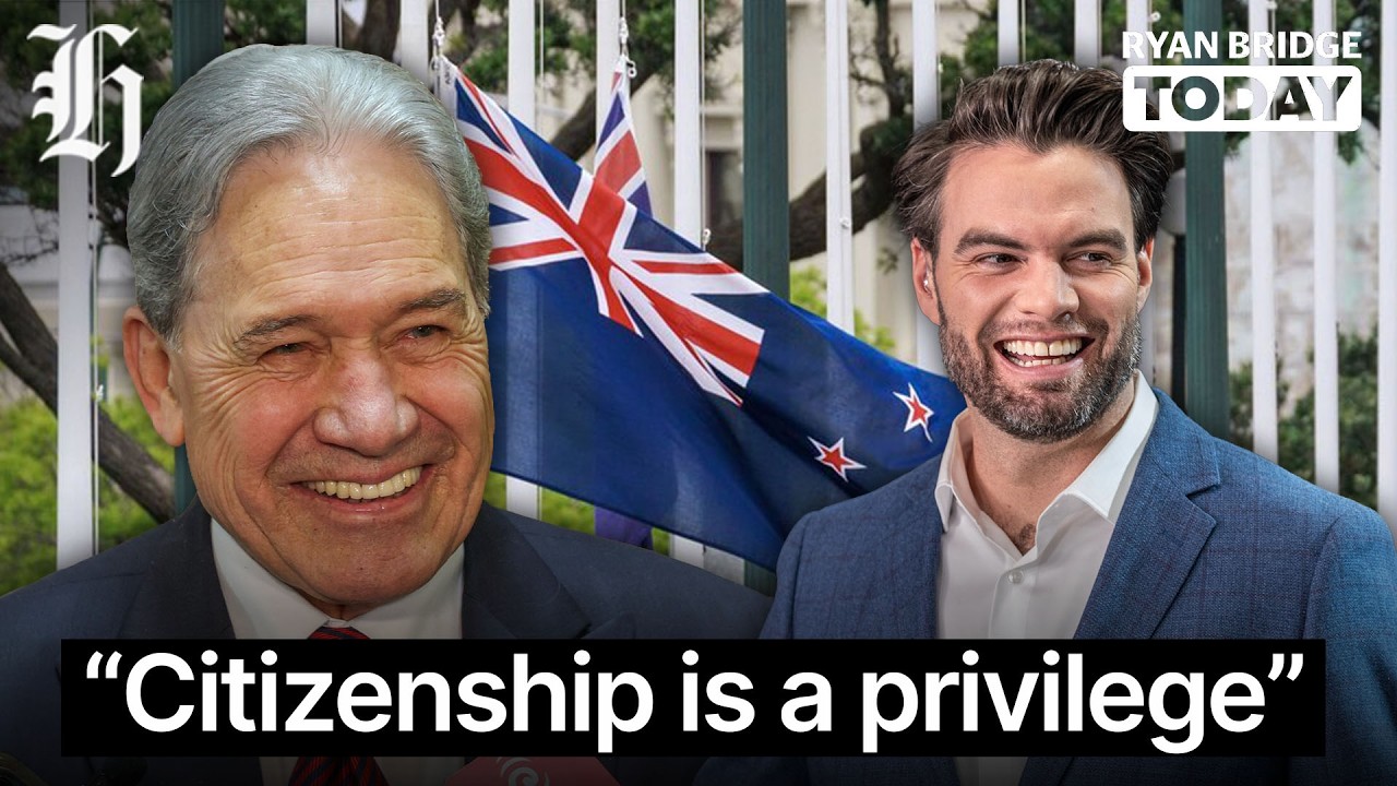 'Citizenship is a privilege': Winston Peters reveals 14-point immigration package| Ryan Bridge TODAY