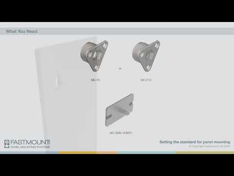Fastmount Metal Range - MC-F5 + MC-SM5 - Installation