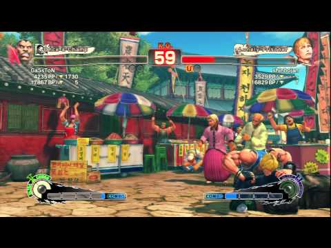 GaSsToN [Balrog] Vs shinbojan [Cody] SSF4 AE Online Ranked Matches - PSN
