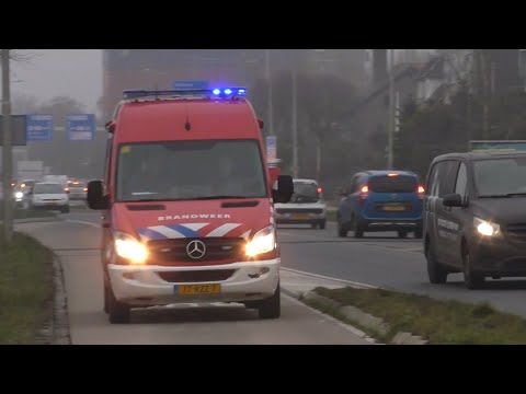 P1 WO Brandweer Leeuwarden onderweg naar ernstig incident in Franeker