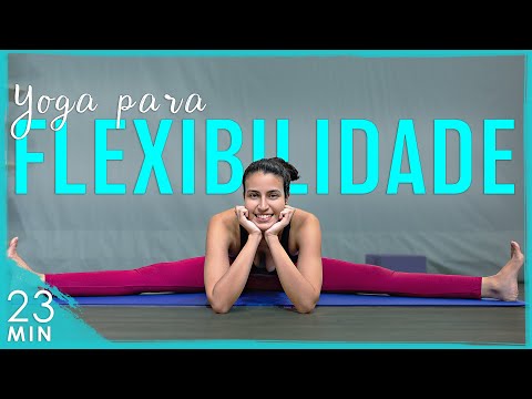 Yoga para Flexibilidade ABERTURA DE QUADRIS e alongamento para PERNAS, COSTAS e PEITO