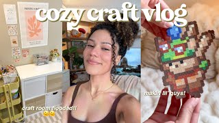 Craft Room Vlog🖍️ - craft room disasters & cozy projects