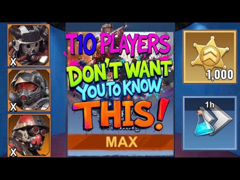 Last Z T10 Unlock Guide 🥳 T10 Players Don’t⛔️ Want You🫵 to Know This😱The Most EXPENSIVE Research💰