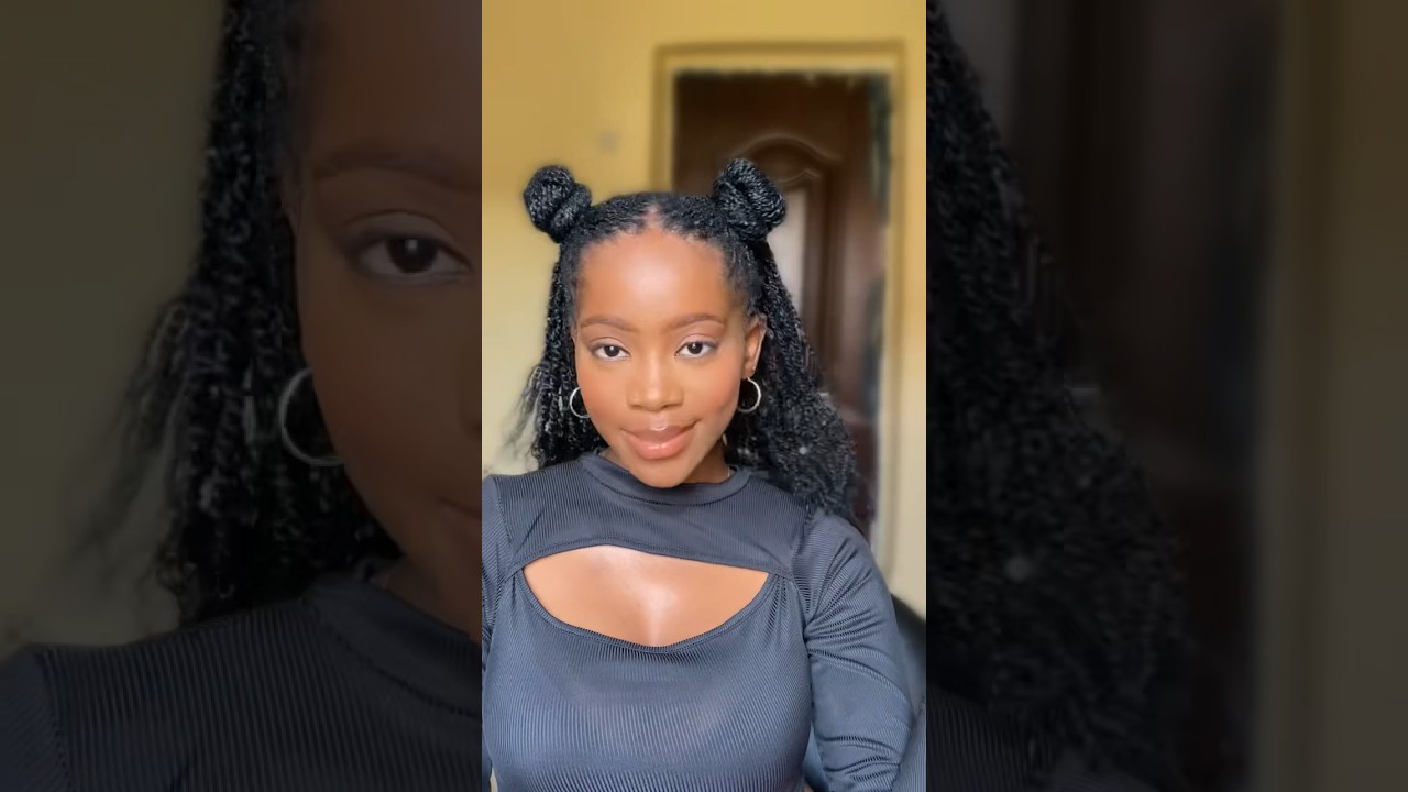 Quick Styling Tutorial for Twists  #kinkytwists #microtwists #microlocs #hairstyling #naturalhair