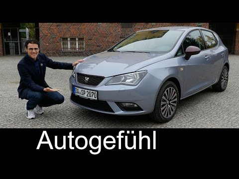Seat Ibiza Facelift FULL REVIEW test driven 1.2 TSI new neu 2016 - Autogefühl