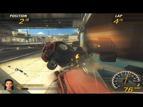 FlatOut 2 - Street wreck cup (Career walkthrough part 19)
