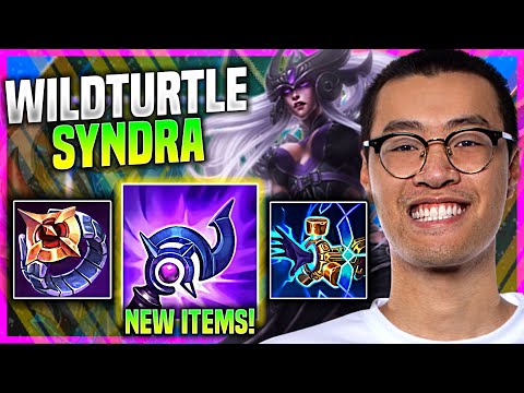 WILDTURTLE PICKS SYNDRA WITH NEW ITEM LUDEN'S! - CLG Wildturtle Plays Syndra ADC vs Miss Fortune! |