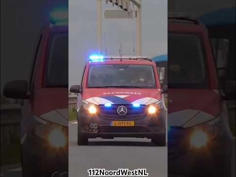 OVD 11-0291 met Spoed naar een ongeval in Edam #einsatz #brandweer #feuerwehr #unfall #firebrigade