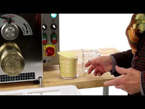 Making Fresh Pasta on P3 Pasta Extruder
