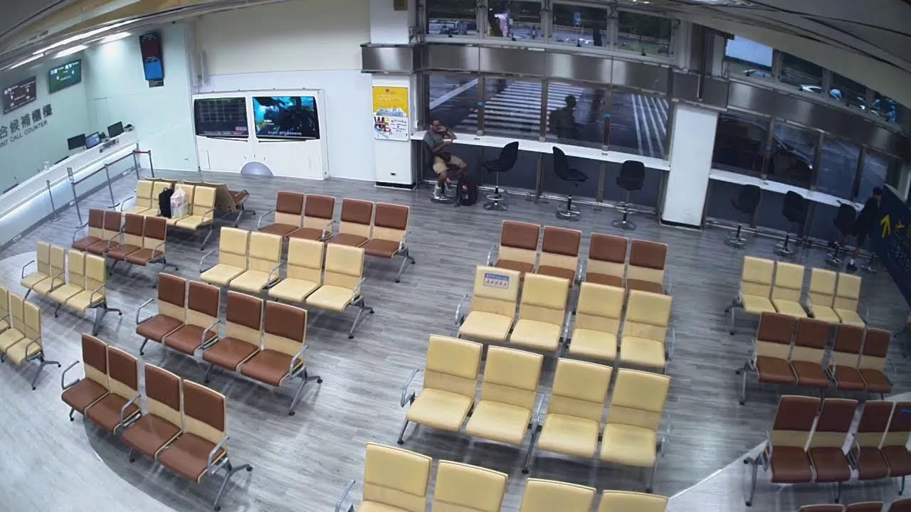 Live webcam view of Mostrador de Espera de Terminal Nacional