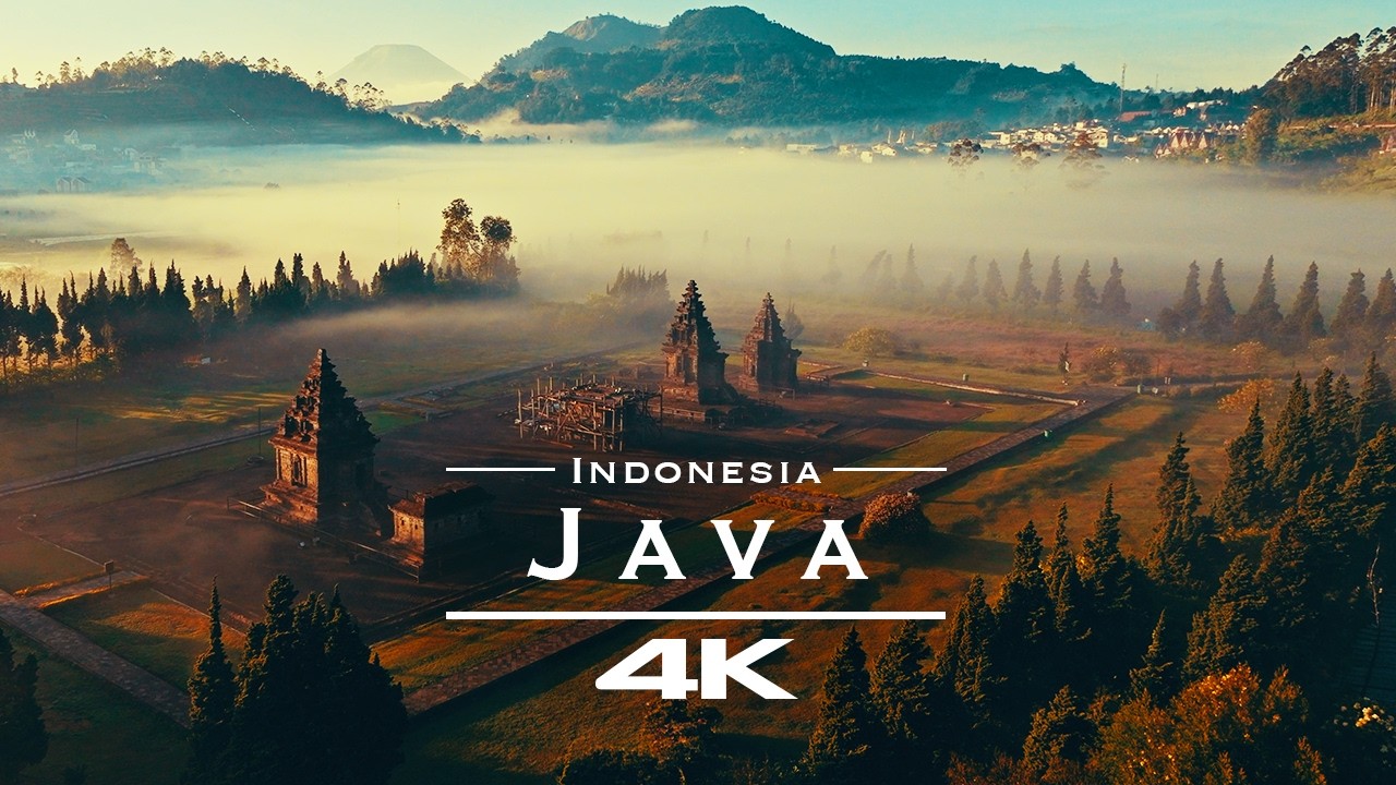 JAVA, Indonesia in 4K HDR 🇮🇩 | Stunning Drone Footage of Volcanoes, Temples & Tropical Landscapes
