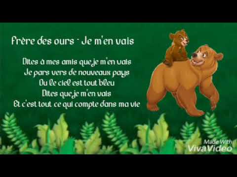 Frère des ours- Je m'en vais (Lyrics)