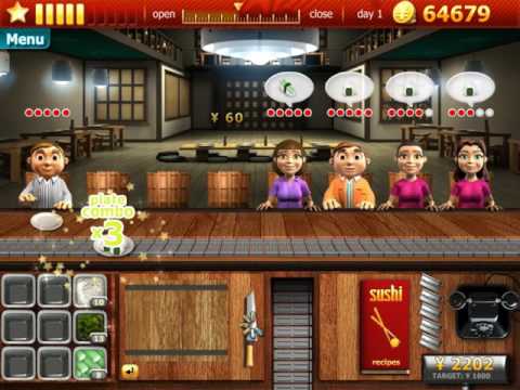 Youda Sushi Chef #29 Restaurant 5 Day 1 🎮 James Games