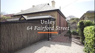 Video overview for 64 Fairford Street, Unley SA 5061