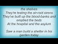 Billy Bragg - Rumours Of War Lyrics