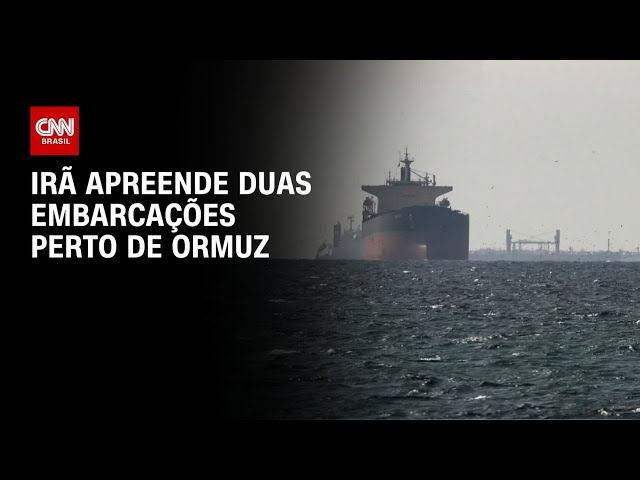 Irã apreende duas embarcações por violações marítimas, afirma agência | CNN NOVO DIA