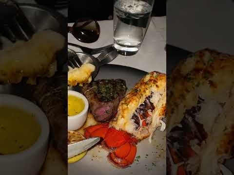 Lagosta gigante e filé tenro! Morton’s Steakhouse Downtown Los Angeles!❤️