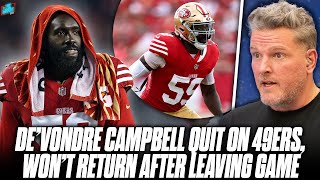 De'Vondre Campbell Quits, Walks Off Field, Didn't Want To Play In Middle Of Game vs Rams