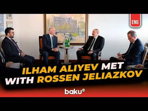 President of Azerbaijan Ilham Aliyev Met with Prime Minister of Bulgaria in New York