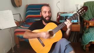 Jorge León canta Gallo Rojo Gallo Negro de Sanchez Ferlosio